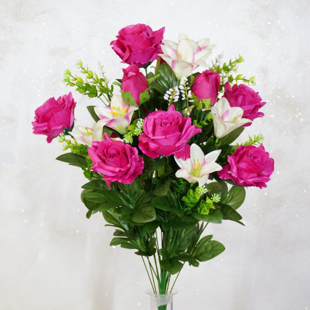 Mazzo di rose e day lily