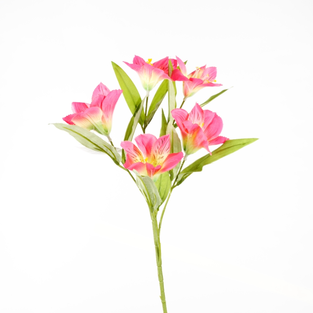 Fiore artificiale Alstroemeria colore Rosa