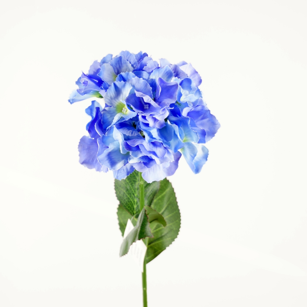 Fiore artificiale Ortensia Nikko Blue colore Blu