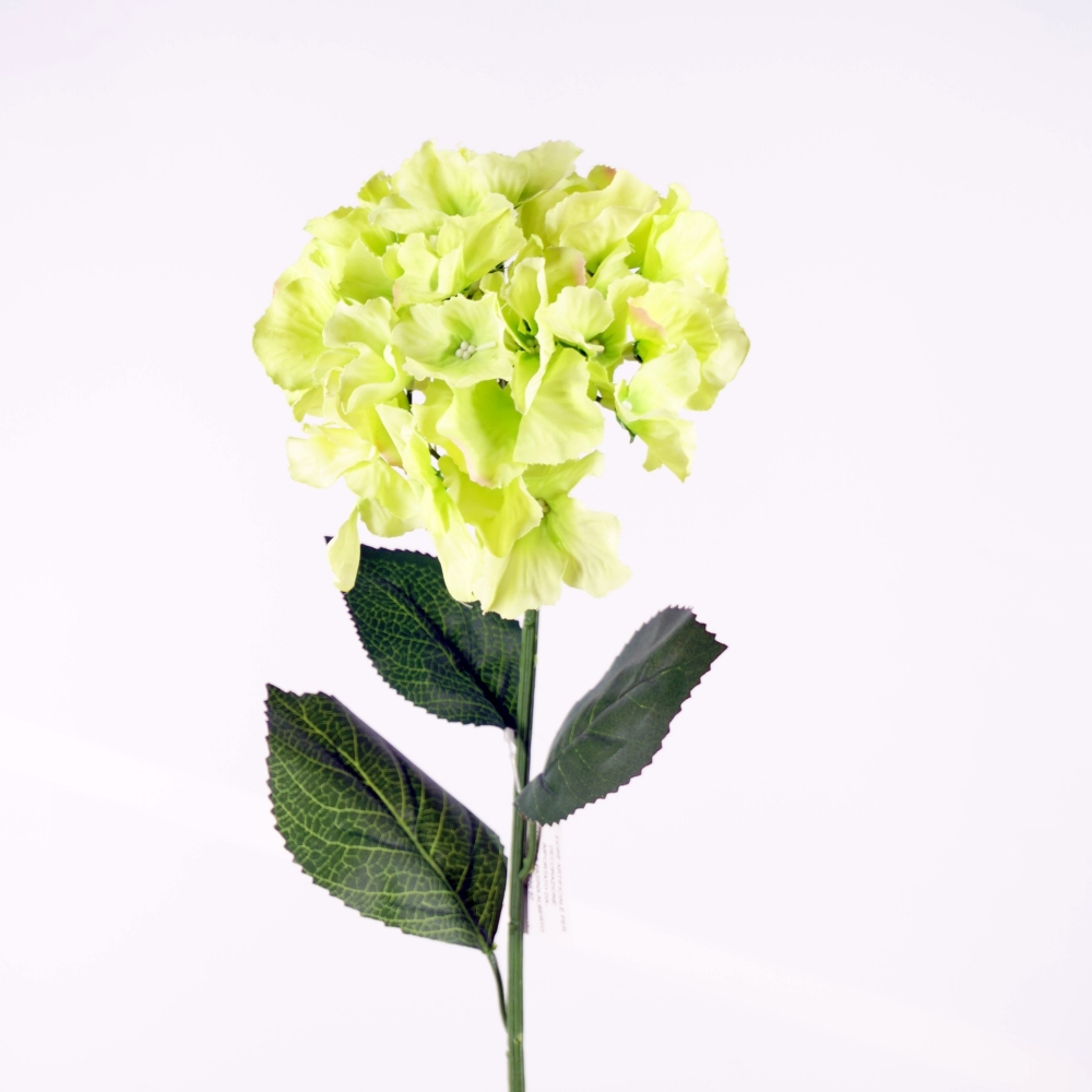 Fiore artificiale Ortensia Nikko Blue colore Verde