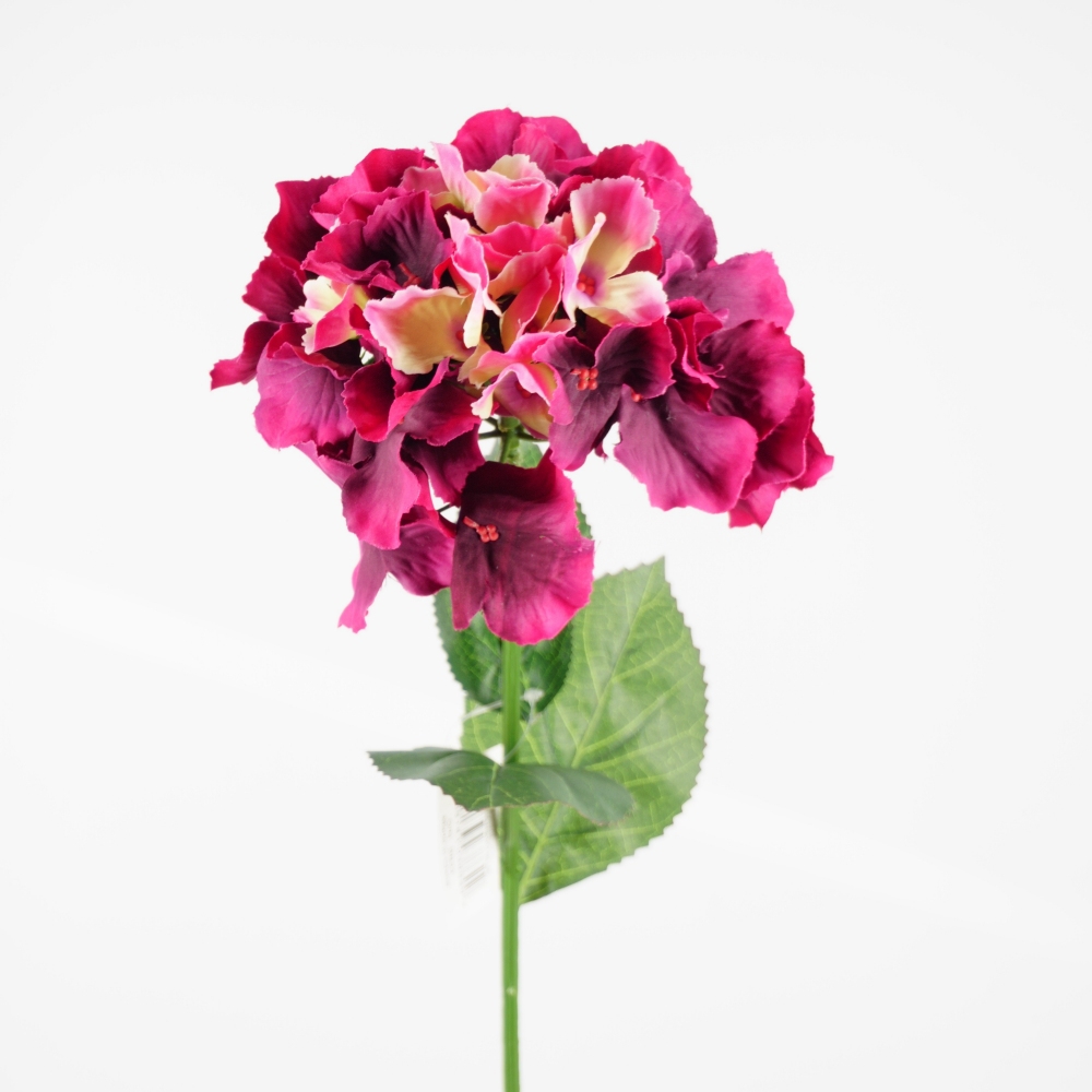 Fiore artificiale Ortensia Nikko Blue colore Mauve