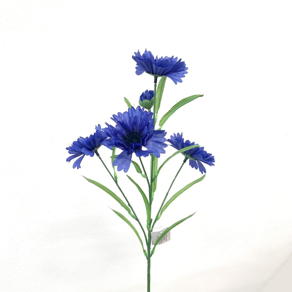 Ramofiore artificiale Fiordaliso color blu